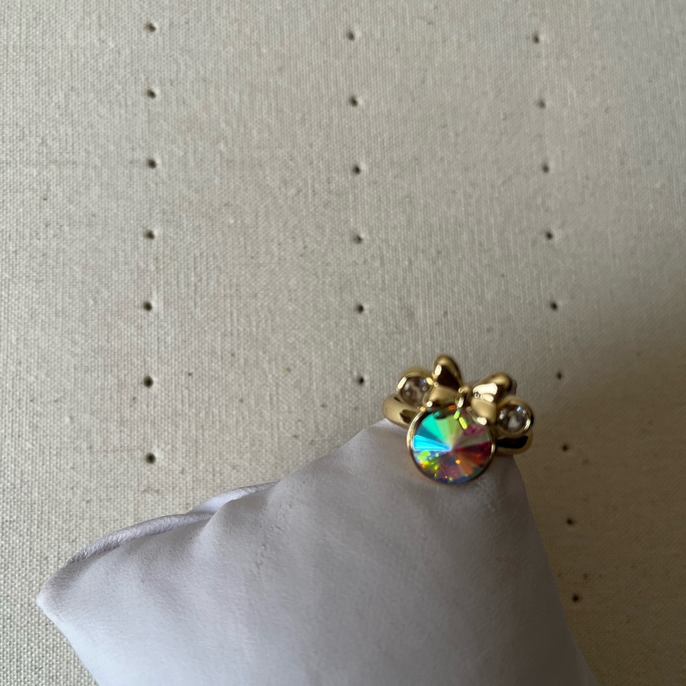 🌺 / NEW/ Light Yellow/Mini-Mouse Ring:Adjustable - Picture 3 of 5